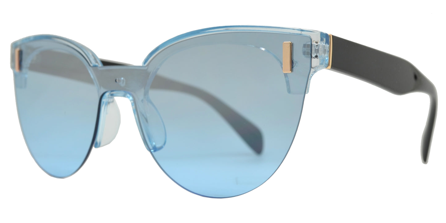 Wholesale - FC 6437 - Women's Horn Rimmed Cat Eye Plastic Sunglasses - Dynasol Eyewear