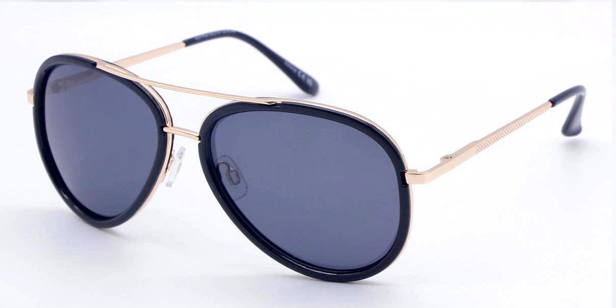 PL Hopper - Polarized Aviator Plastic Sunglasses