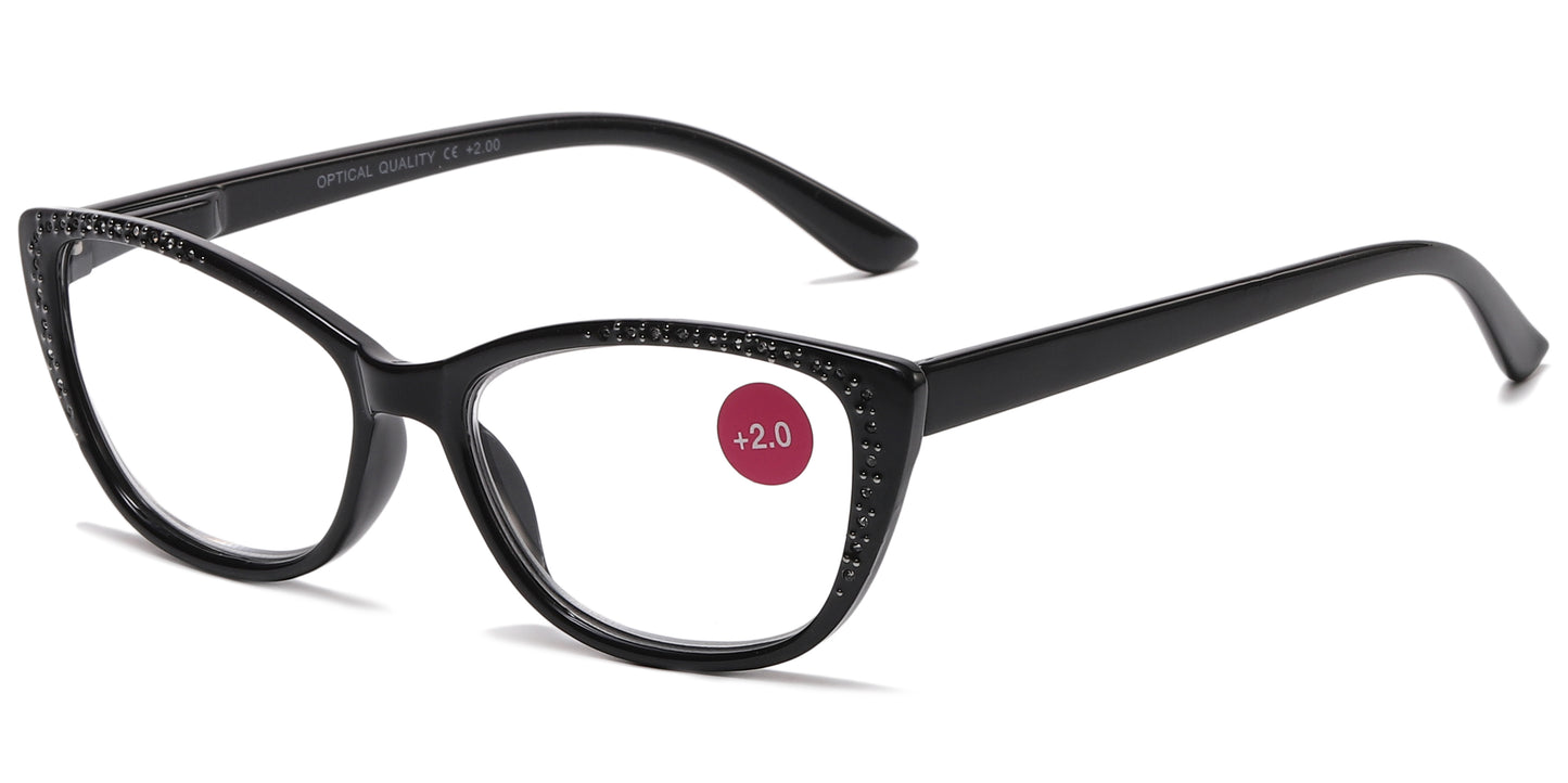 RS 1240 - Plastic Cat Eye Reading Glasses