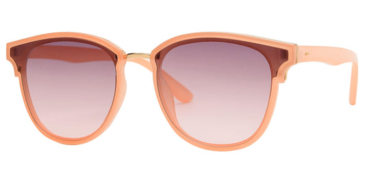 Wholesale - 8803 - Round Horn Rimmed Plastic Sunglasses - Dynasol Eyewear