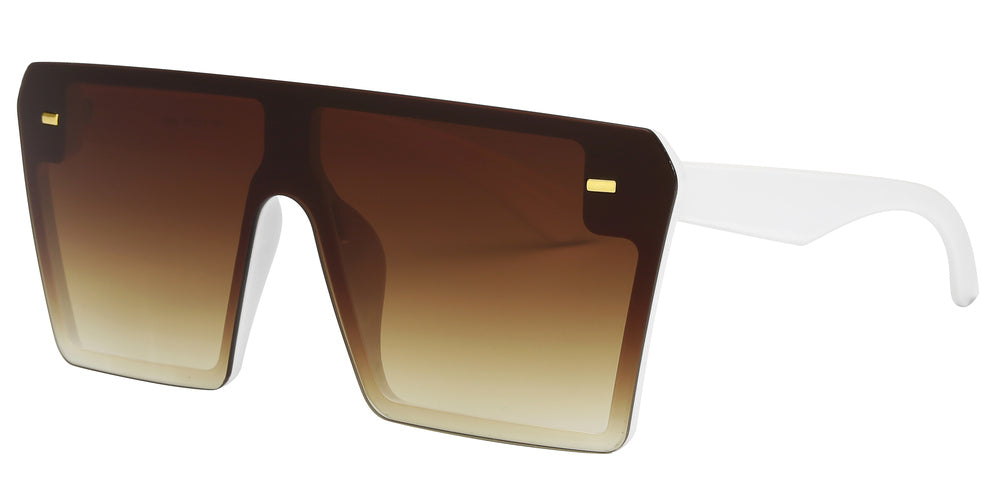 Wholesale - 7964 - Oversized Sunglasses with Flat Top and Flat Lens - Dynasol Eyewear