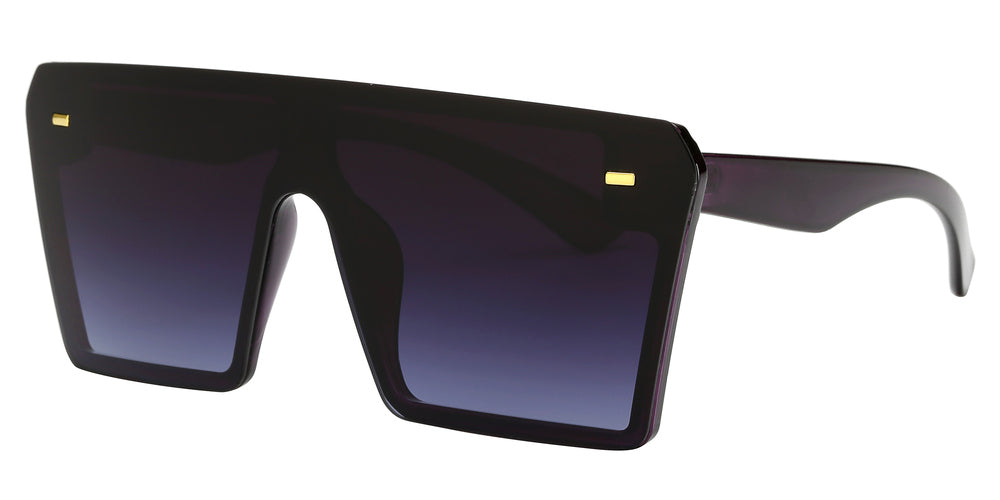 Wholesale - 7964 - Oversized Sunglasses with Flat Top and Flat Lens - Dynasol Eyewear