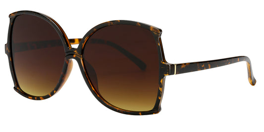 Wholesale - 7965 - Oversized Women's Wholesale Butterfly Plastic Sunglasses - Dynasol Eyewear