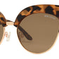 Wholesale - PL Magdalena - Polarized Women Classic Cat Eye Flat Lens Half Rimmed Plastic Sunglasses - Dynasol Eyewear