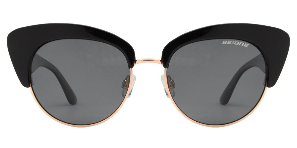 Wholesale - PL Mira - Polarized Women Cat Eye Half Rimmed Plastic Sunglasses - Dynasol Eyewear