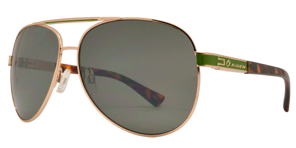 Wholesale - OX 2826 - Classic Metal Aviator with Brow Bar Sunglasses - Dynasol Eyewear