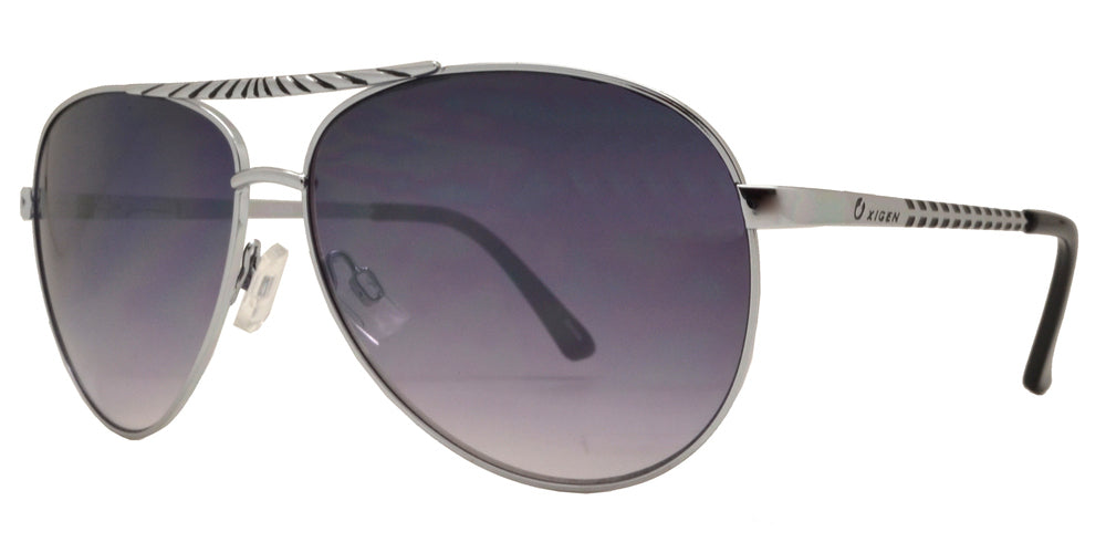 Wholesale - OX 2828 - Classic Aviator with Brow Bar Metal Sunglasses - Dynasol Eyewear