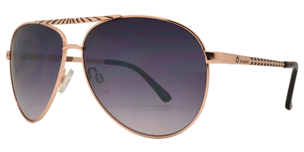 Wholesale - OX 2828 - Classic Aviator with Brow Bar Metal Sunglasses - Dynasol Eyewear