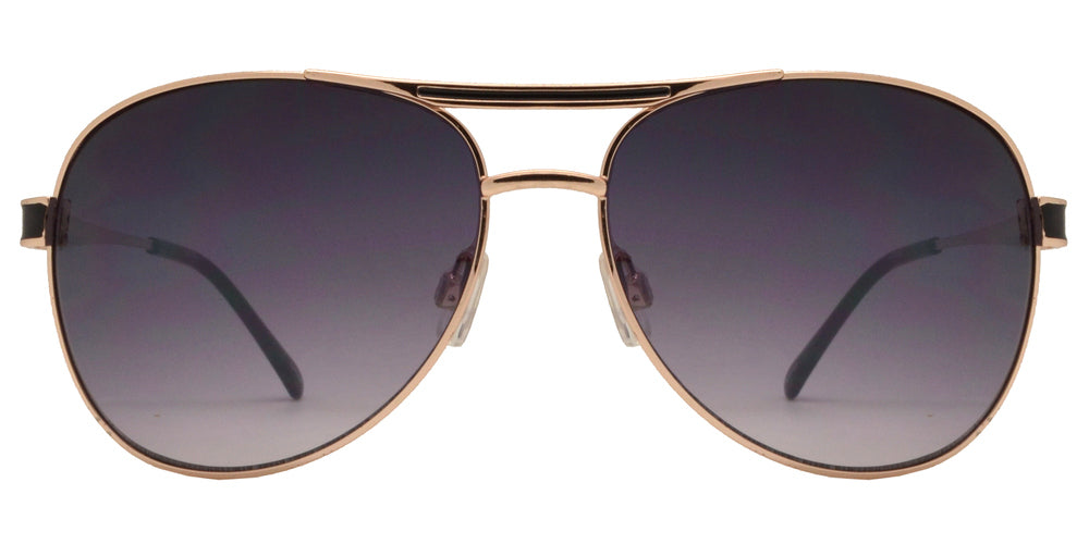Wholesale - OX 2831 - Classic Aviator with Brow Bar Metal Sunglasses - Dynasol Eyewear