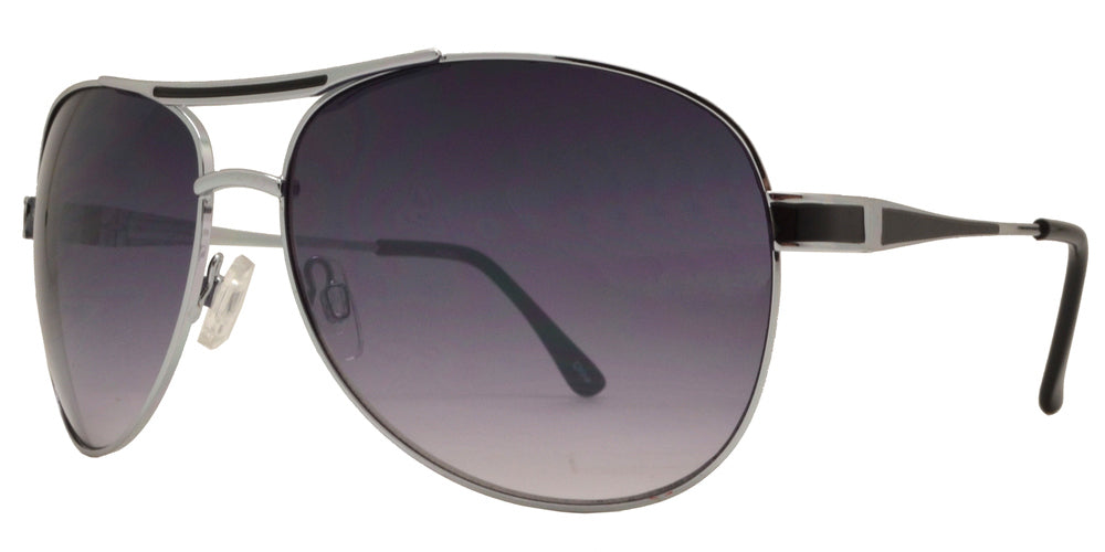 Wholesale - OX 2831 - Classic Aviator with Brow Bar Metal Sunglasses - Dynasol Eyewear