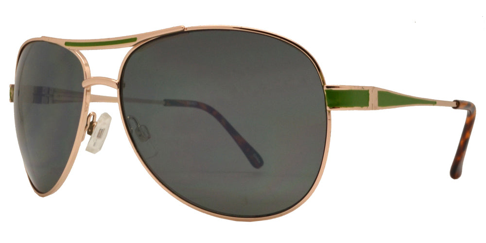 Wholesale - OX 2831 - Classic Aviator with Brow Bar Metal Sunglasses - Dynasol Eyewear