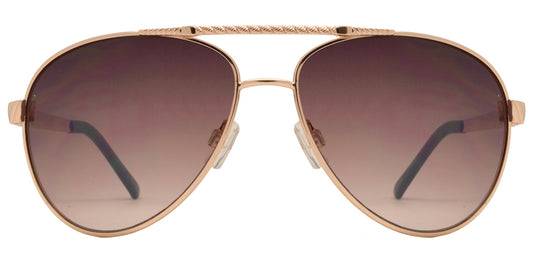 Wholesale - OX 2839 - Classic Aviator with Brow Bar Metal Sunglasses - Dynasol Eyewear