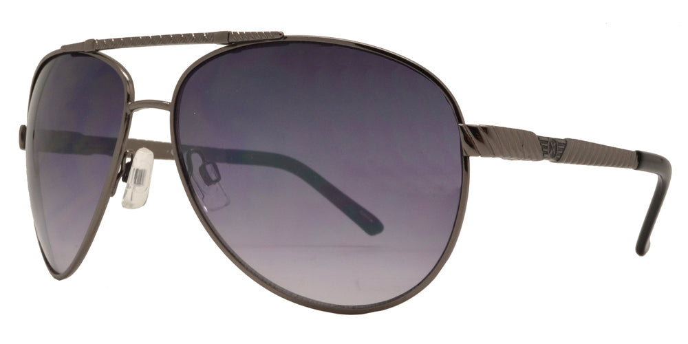 Wholesale - OX 2839 - Classic Aviator with Brow Bar Metal Sunglasses - Dynasol Eyewear