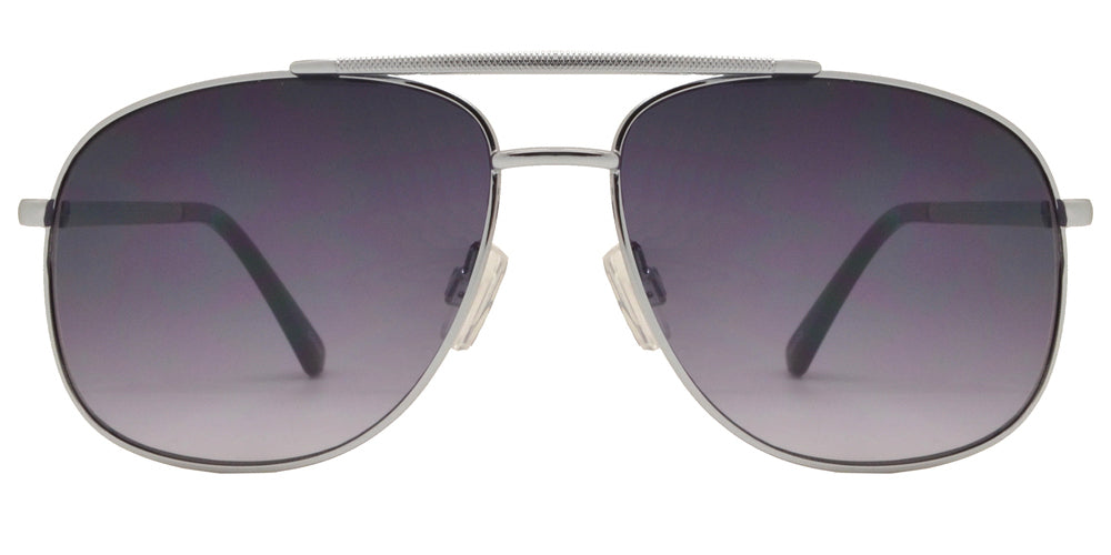 Wholesale - OX 2840 - Square Aviator with Brow Bar Metal Sunglasses - Dynasol Eyewear