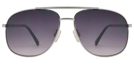 Wholesale - OX 2840 - Square Aviator with Brow Bar Metal Sunglasses - Dynasol Eyewear