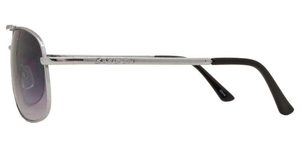 Wholesale - OX 2840 - Square Aviator with Brow Bar Metal Sunglasses - Dynasol Eyewear