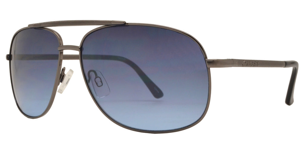 Wholesale - OX 2840 - Square Aviator with Brow Bar Metal Sunglasses - Dynasol Eyewear