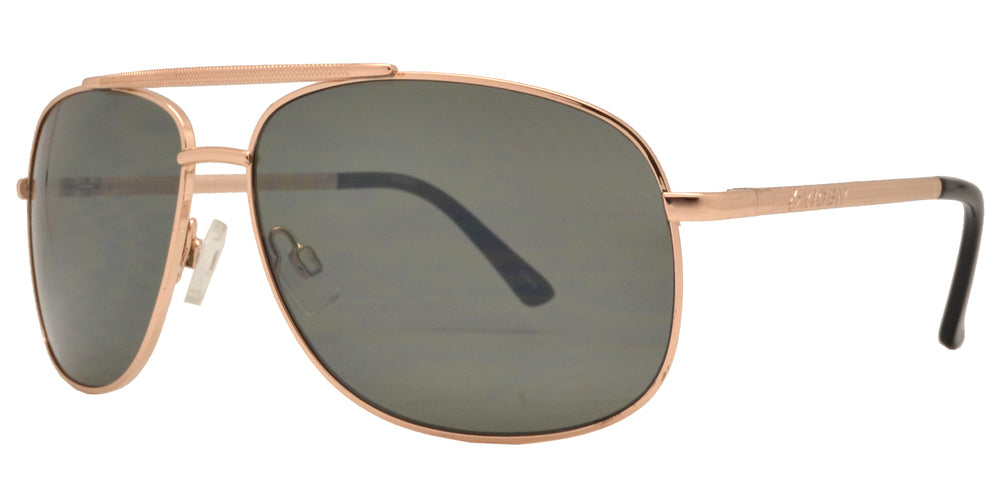 Wholesale - OX 2840 - Square Aviator with Brow Bar Metal Sunglasses - Dynasol Eyewear