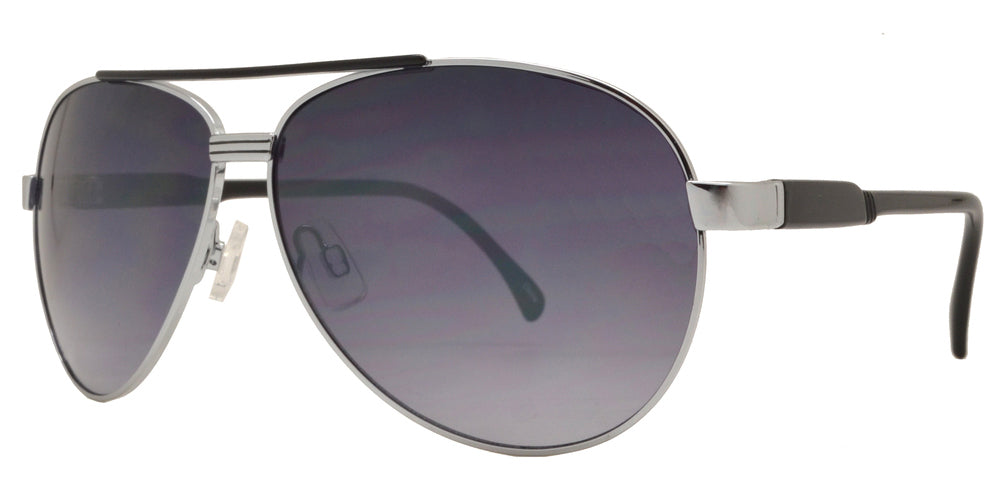 Wholesale - OX 2845 - Classic Classic Aviator with Brow Bar Metal Sunglasses - Dynasol Eyewear