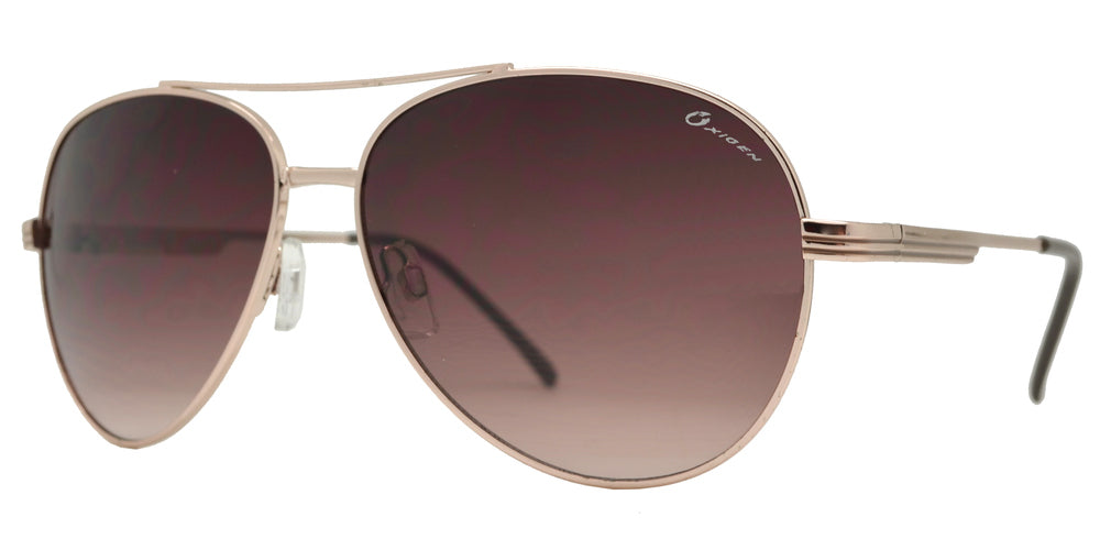 Wholesale - OX 2855 - Classic Aviator with Brow Bar Metal Sunglasses - Dynasol Eyewear