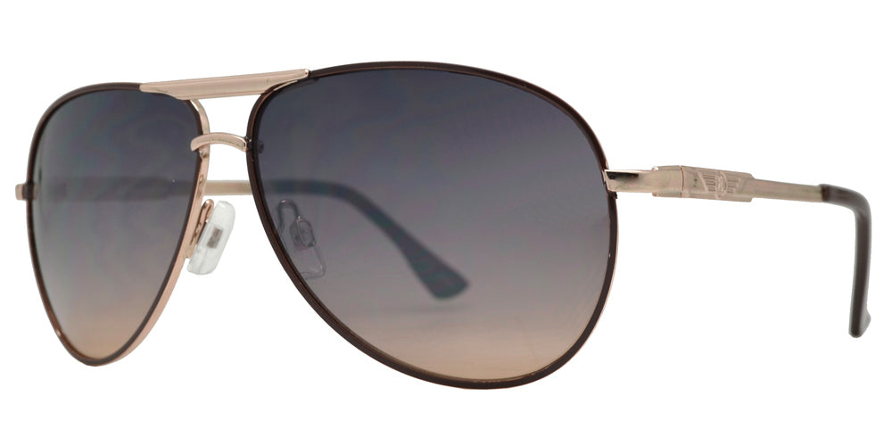 Wholesale - OX 2859 - Classic Aviator with Brow Bar Metal Sunglasses - Dynasol Eyewear