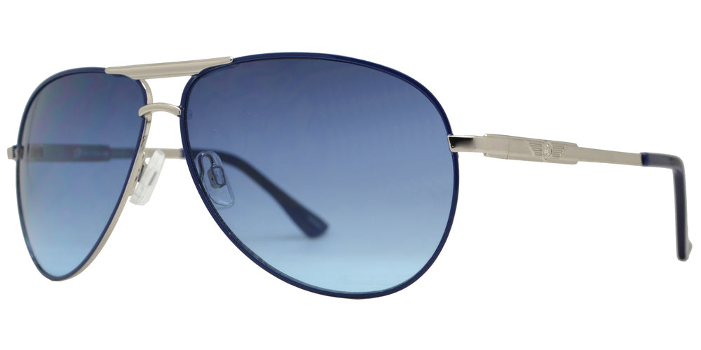 Wholesale - OX 2859 - Classic Aviator with Brow Bar Metal Sunglasses - Dynasol Eyewear