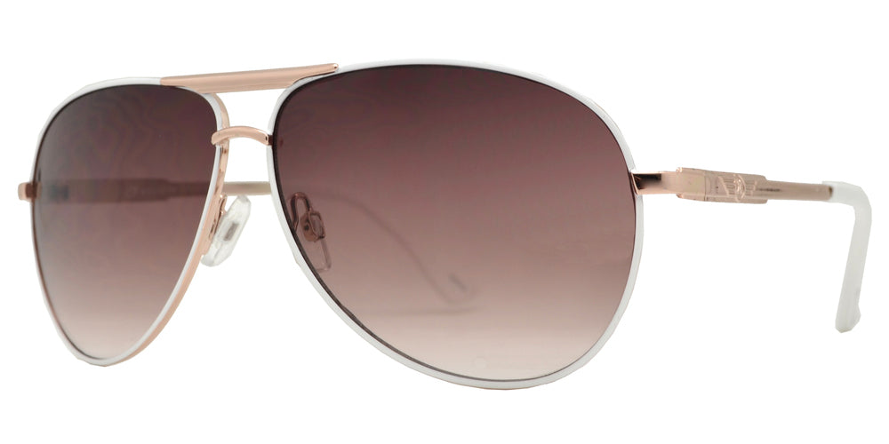 Wholesale - OX 2859 - Classic Aviator with Brow Bar Metal Sunglasses - Dynasol Eyewear