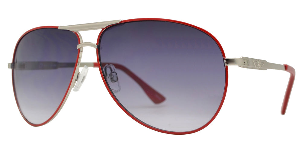 Wholesale - OX 2859 - Classic Aviator with Brow Bar Metal Sunglasses - Dynasol Eyewear