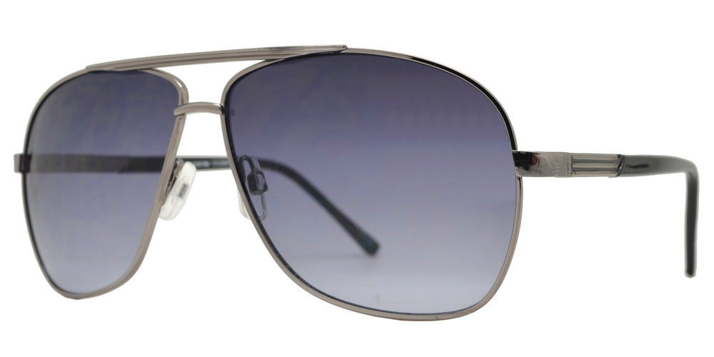 Wholesale - OX 2860 - Classic Square Aviator with Brow Bar Metal Sunglasses - Dynasol Eyewear