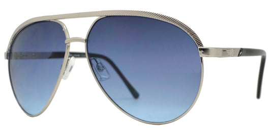 Wholesale - OX 2862 - Modern Metal Oval Shaped Sunglasses with Brow Bar - Dynasol Eyewear