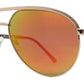 Wholesale - OX 2862 - Modern Metal Oval Shaped Sunglasses with Brow Bar - Dynasol Eyewear
