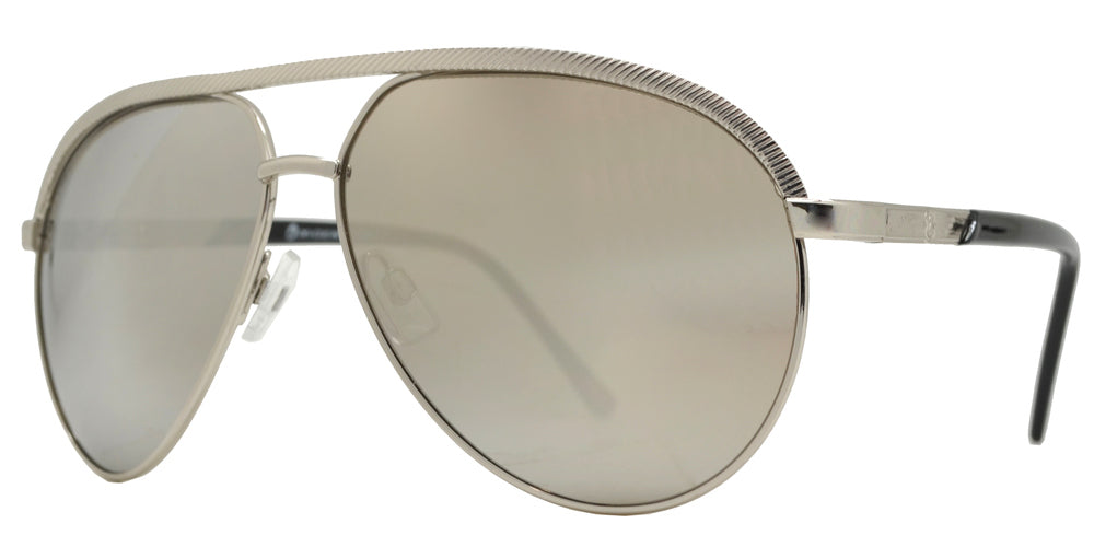 Wholesale - OX 2862 - Modern Metal Oval Shaped Sunglasses with Brow Bar - Dynasol Eyewear