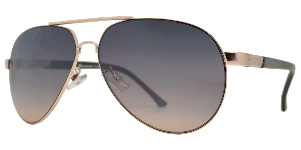 Wholesale - OX 2863 - Classic Oval Shaped Metal Sunglasses - Dynasol Eyewear