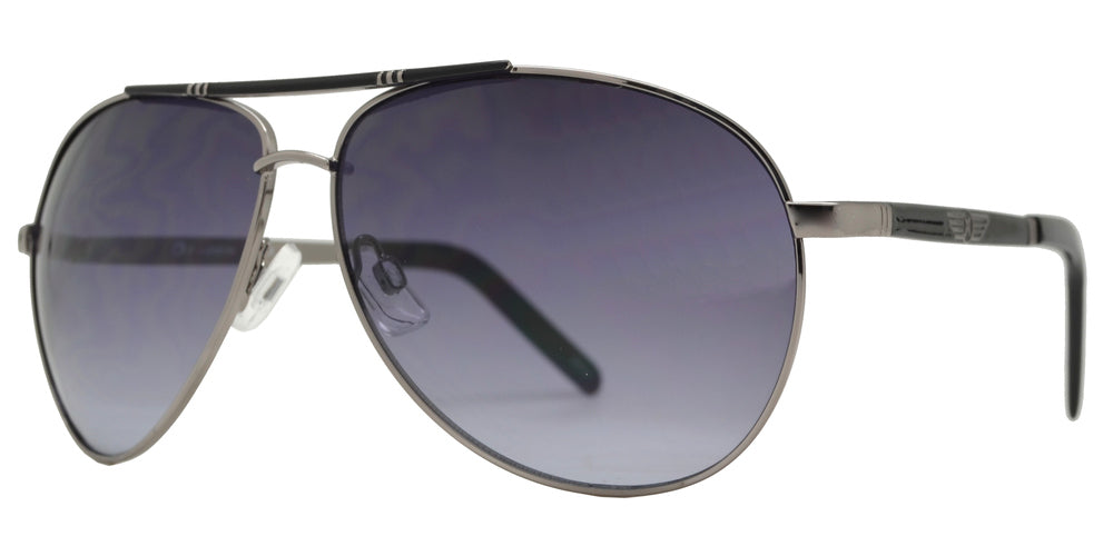 Wholesale - OX 2864 - Classic Aviator with Brow Bar Metal Sunglasses - Dynasol Eyewear
