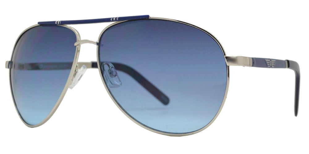Wholesale - OX 2864 - Classic Aviator with Brow Bar Metal Sunglasses - Dynasol Eyewear