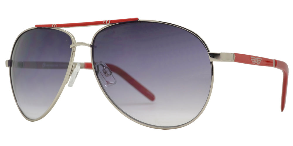 Wholesale - OX 2864 - Classic Aviator with Brow Bar Metal Sunglasses - Dynasol Eyewear