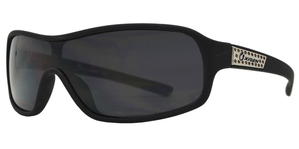 Wholesale - OX 8718 - One Piece Wrap Around Shield Plastic Sunglasses - Dynasol Eyewear