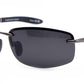PL 3625 - Polarized Men Rimless Sport Metal Sunglasses