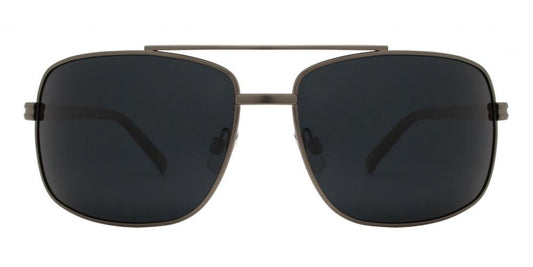 Wholesale - PL 3921 - Polarized Rectangular Aviator Metal Sunglasses - Dynasol Eyewear