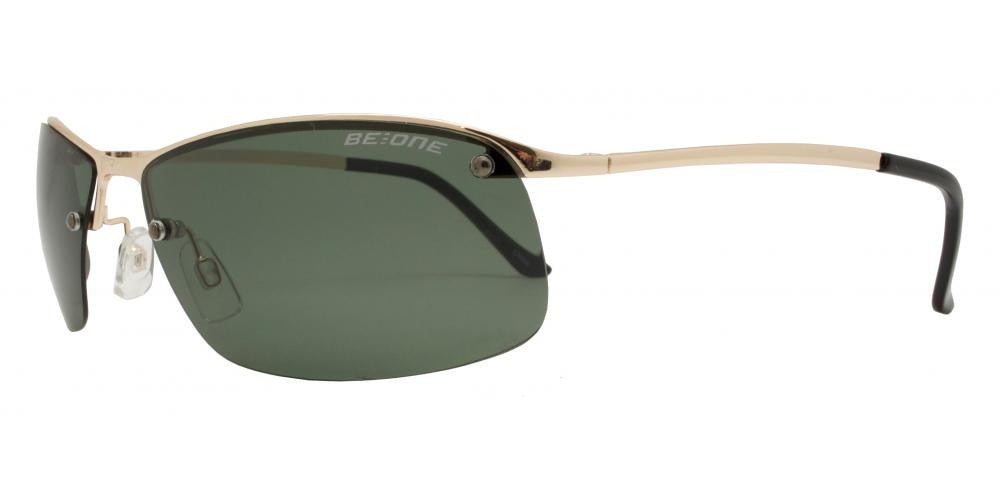 Wholesale - PL 3929 - Polarized Men Rimless Sport Metal Sunglasses - Dynasol Eyewear