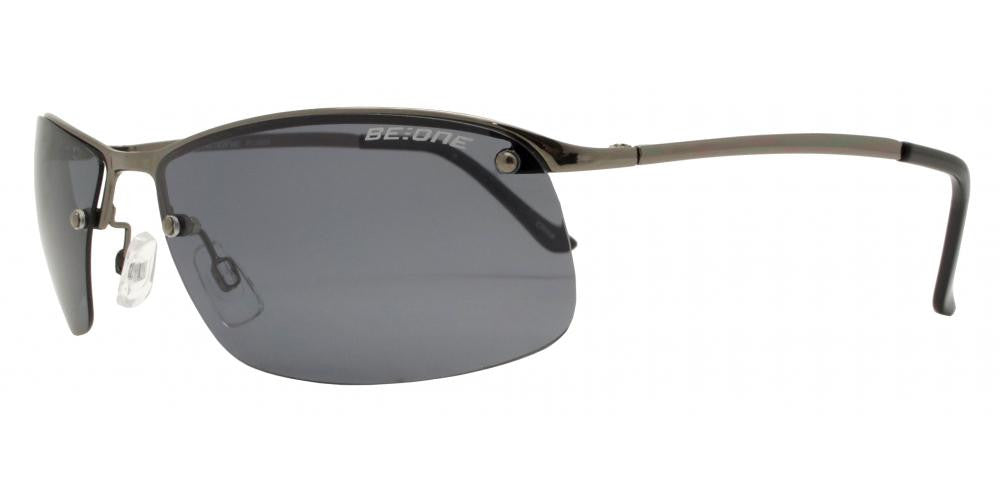 Wholesale - PL 3929 - Polarized Men Rimless Sport Metal Sunglasses - Dynasol Eyewear