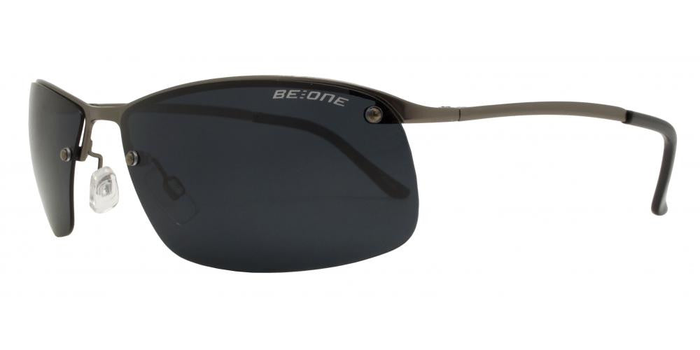 Wholesale - PL 3929 - Polarized Men Rimless Sport Metal Sunglasses - Dynasol Eyewear