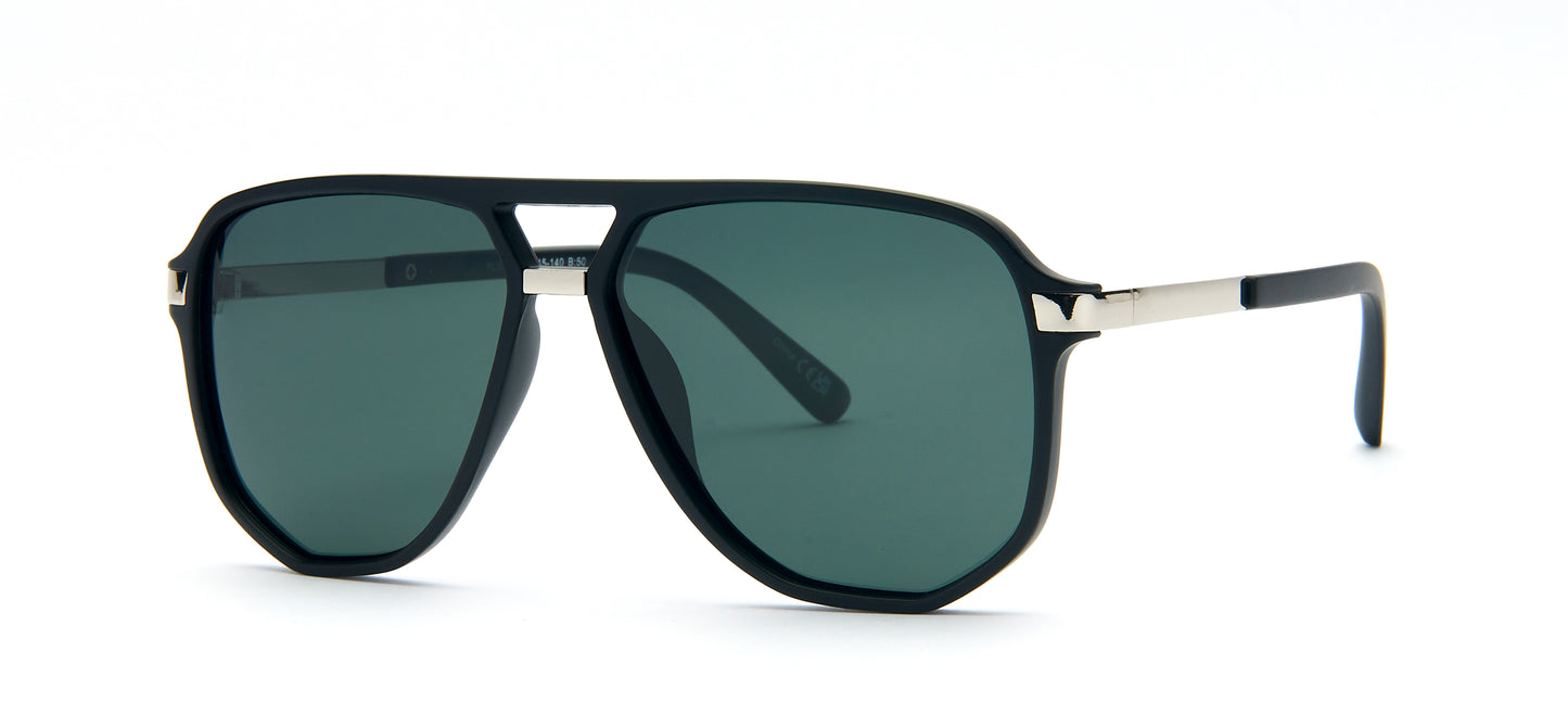 PL 3965 - Polarized Plastic Flat Top Sunglasses
