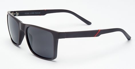 PL 5201 - Plastic Rectangular Polarized Sunglasses 1.1 MM