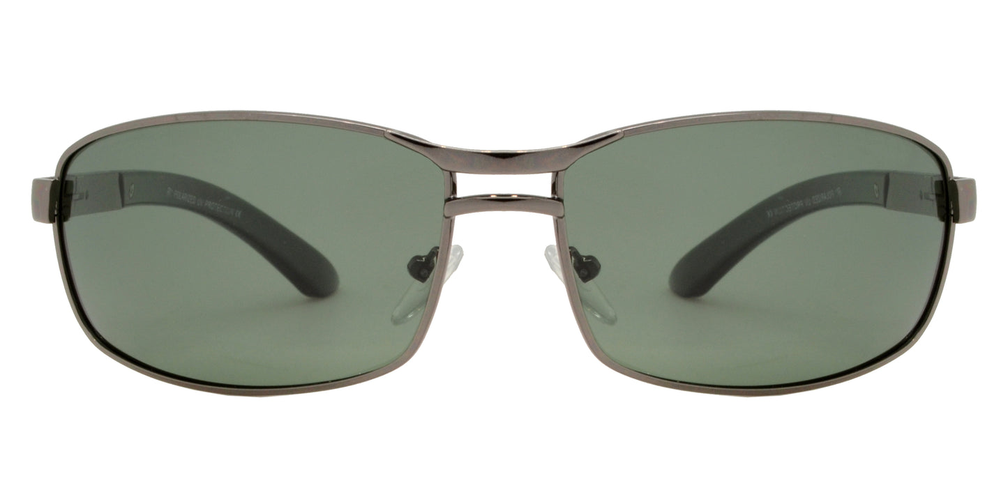 PL 5309 - Rectangular Sports Metal Polarized Sunglasses