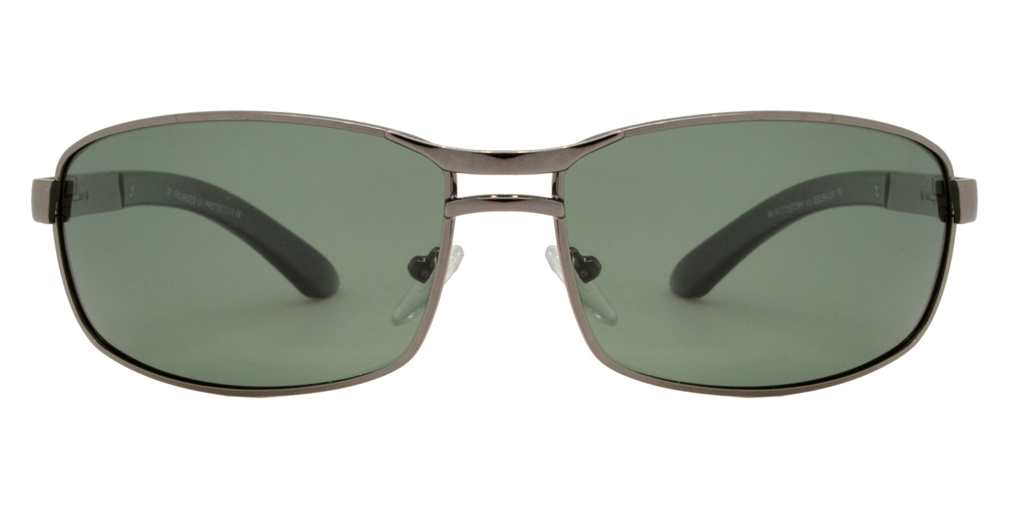 PL 5309 - Rectangular Sports Metal Polarized Sunglasses