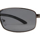 PL 5309 - Rectangular Sports Metal Polarized Sunglasses