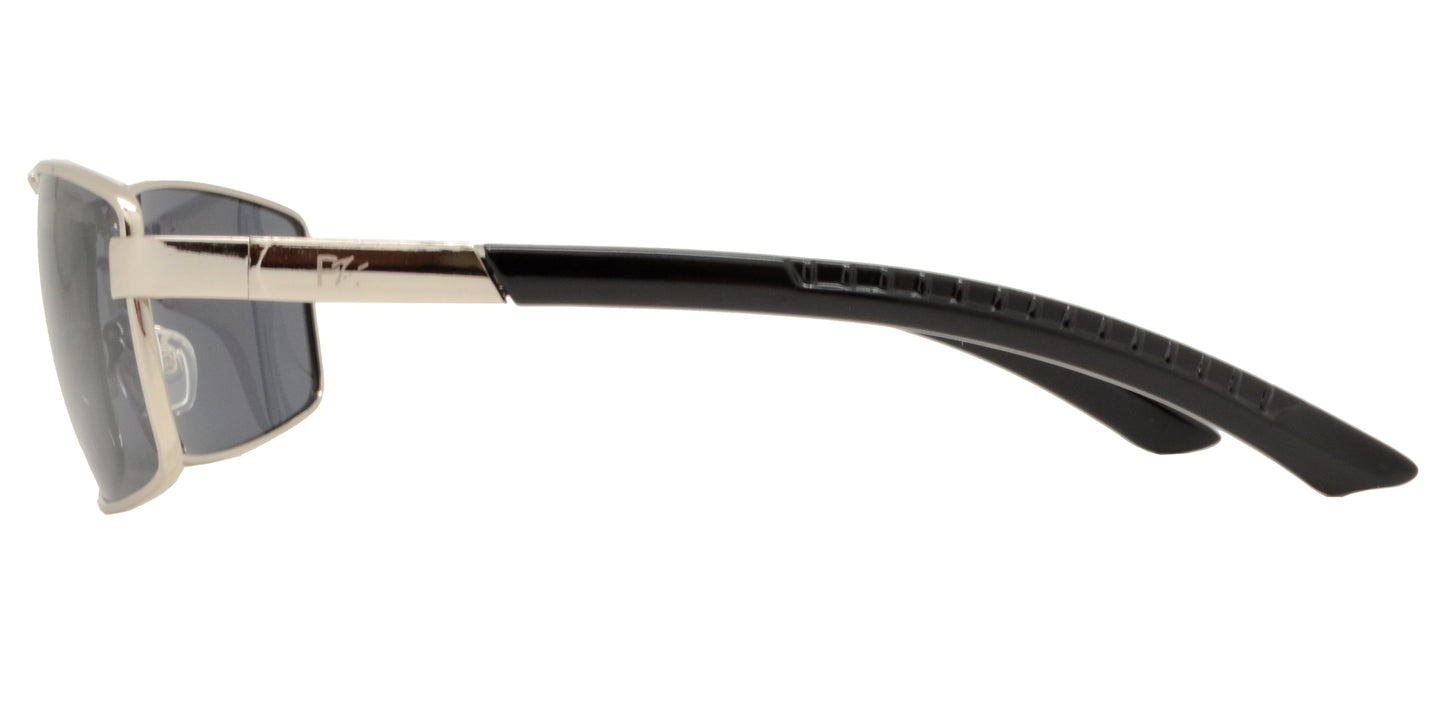 PL 5310 - Rectangular Sports Metal Polarized Sunglasses