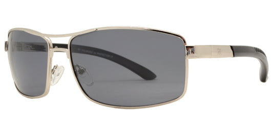 PL 5310 - Rectangular Sports Metal Polarized Sunglasses