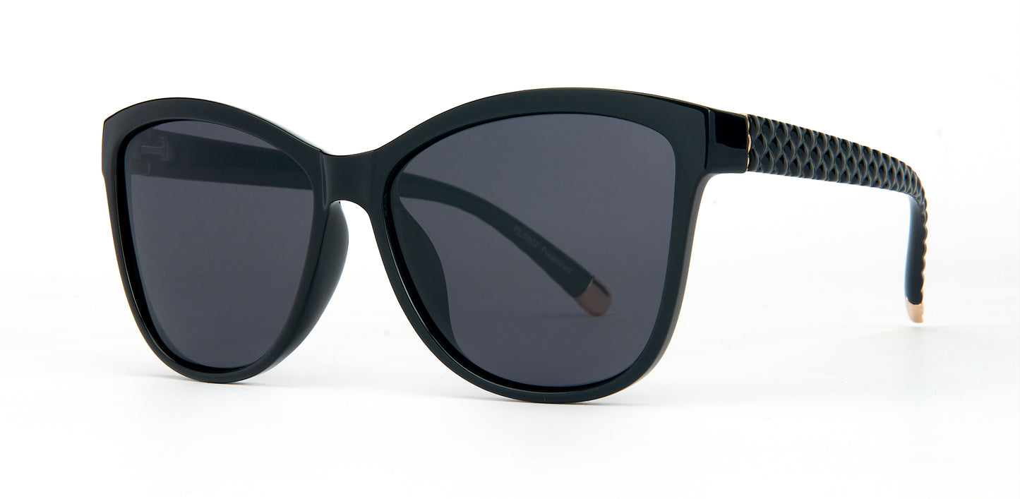 PL 5802 - Polarized Cat Eye Plastic Sunglasses